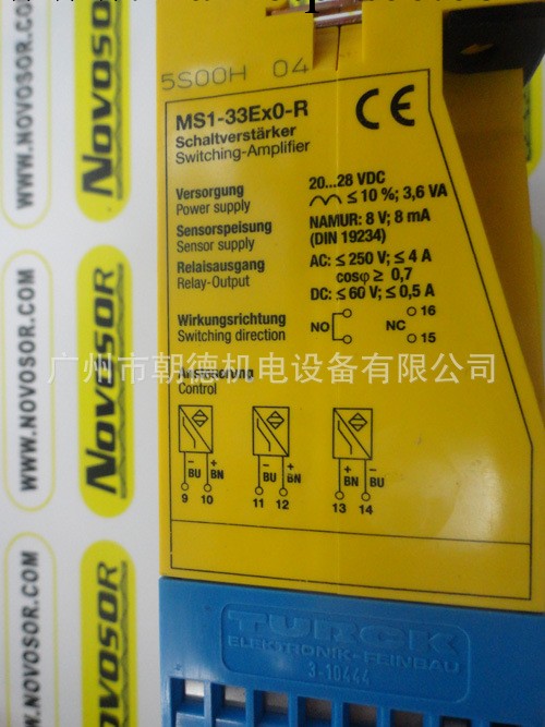 MS1-33EX0-R TURCK    德國傳感器    現貨工廠,批發,進口,代購