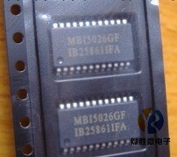 供應全新LED驅動芯片MB15026GF MBI5026GF 進口IC專業批發商工廠,批發,進口,代購