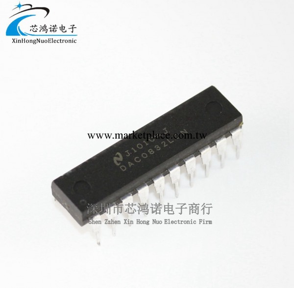 供應進口IC芯片DAC0832LCN DIP-20 直插 數模轉換器 原裝正品工廠,批發,進口,代購