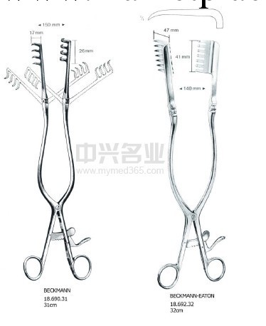 多爪椎板牽開器，鈍 BECKMANN工廠,批發,進口,代購