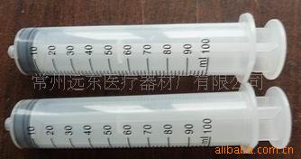 供應100ML塑料註射器針筒，螺口螺牙螺旋螺紋式工廠,批發,進口,代購