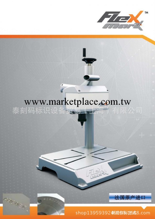 法國Technomark泰刻碼MULTI4兩用型曲麵便攜式工業金屬上海打標機工廠,批發,進口,代購