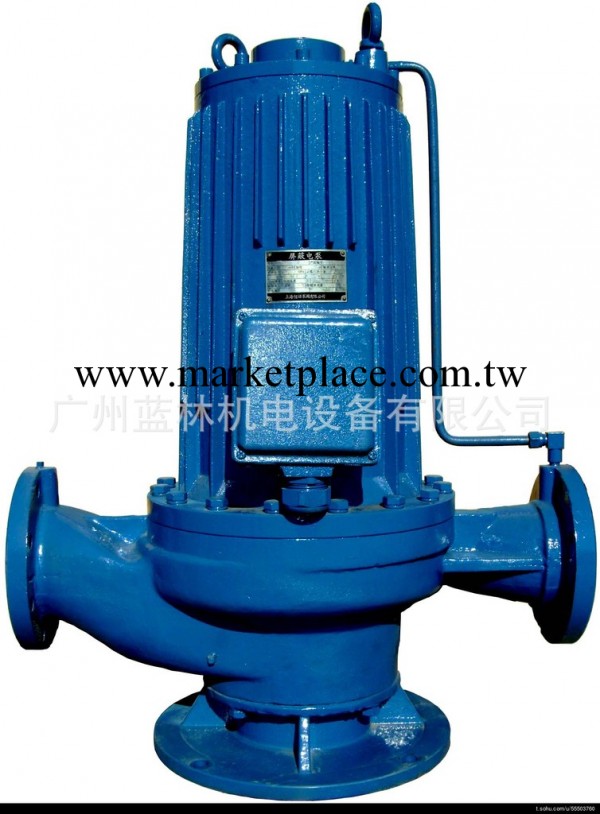 SPG型管道屏蔽泵 SPGR高溫型屏蔽泵 上海威泉水泵廠工廠,批發,進口,代購