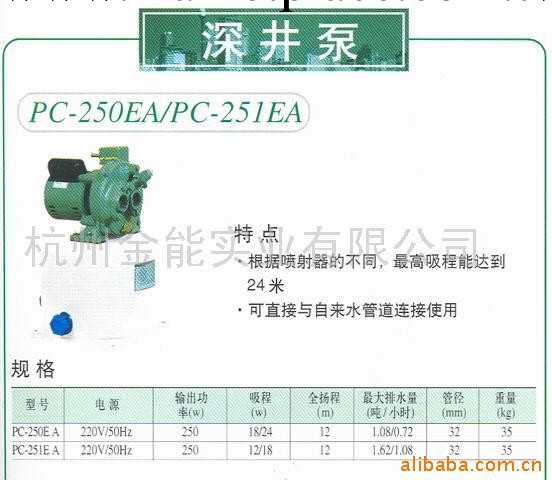 德國威樂深井水泵PC-250EA工廠,批發,進口,代購