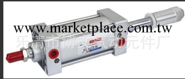 可調行程鋁合金標準氣缸 SCJ40*400-100 SCJ40x400-100-S帶磁環工廠,批發,進口,代購