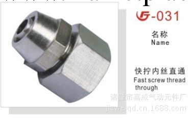 JF-031 快擰內絲直通 廠傢批發直銷！工廠,批發,進口,代購