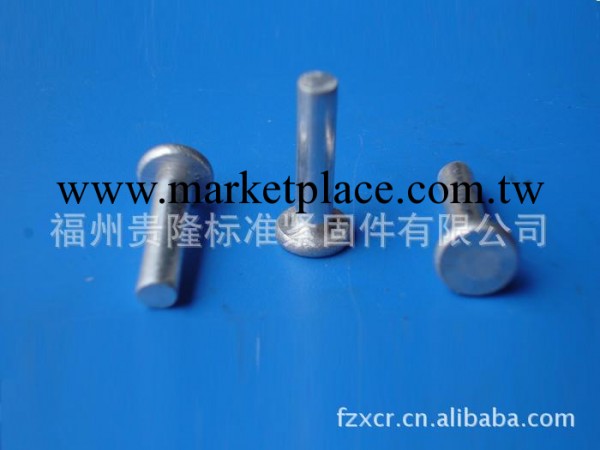 供應平頭鋁鉚釘（平頭鋁毛釘）（圖）GB109批發・進口・工廠・代買・代購