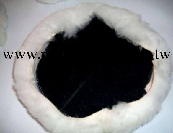 7英寸黏扣碗型拋光羊毛球皮毛一體優質羊毛球100%滿意批發・進口・工廠・代買・代購