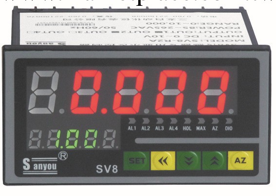 供應SV8-R2A24mV高精度5位稱重表    高精度控制表工廠,批發,進口,代購
