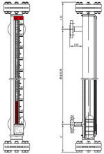 UHZ-B14 液化氣專用型 磁翻板液位計工廠,批發,進口,代購