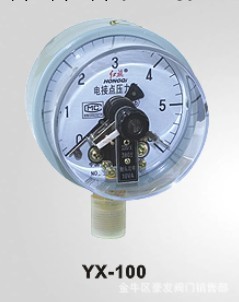 電接點壓力表,YX-100 0-0.6Mpa電接點壓力表,水泵用電接點壓力表工廠,批發,進口,代購