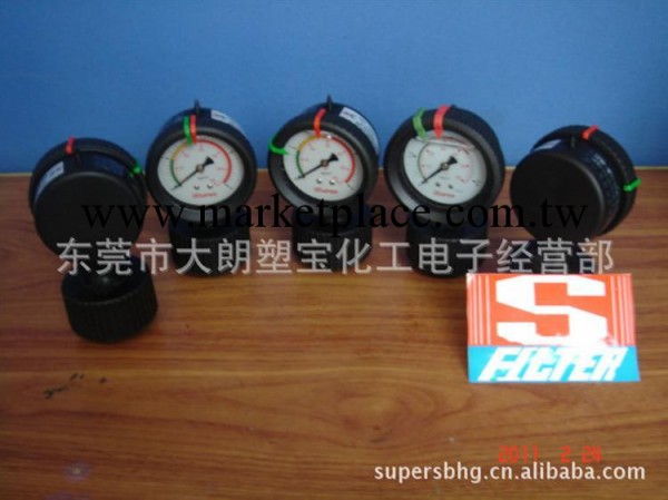 塑寶廠傢直銷 SUPER塑寶過濾機壓力表 塑寶壓力表0-1KG 0-2KG工廠,批發,進口,代購