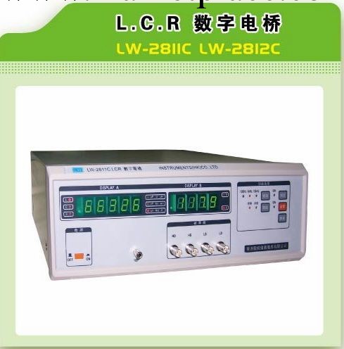 常州高精度數字電橋 LCR2811C 10K電感電容電阻測試機 臺式工廠,批發,進口,代購