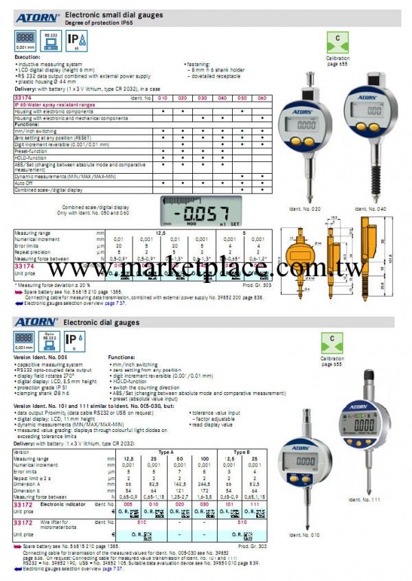 哈恩庫博 電子千分表 電子式測量千分表 電子數顯量表工廠,批發,進口,代購