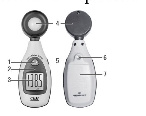 CEM華盛昌DT-86迷你型照度計 光照度測試機器 室內照度測量機器工廠,批發,進口,代購