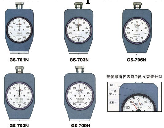 日本TECLOCK橡膠硬度計、硬度計工廠,批發,進口,代購