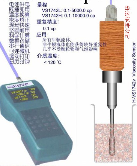 手持式液體黏度計 型號:HBD5-VS1742工廠,批發,進口,代購