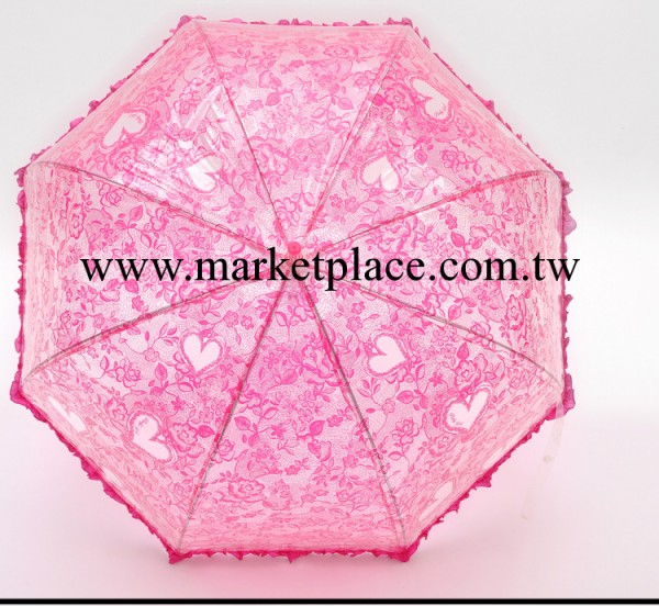 2013 熱銷 蕾絲花邊 阿波羅透明雨傘 透明蕾絲傘工廠,批發,進口,代購