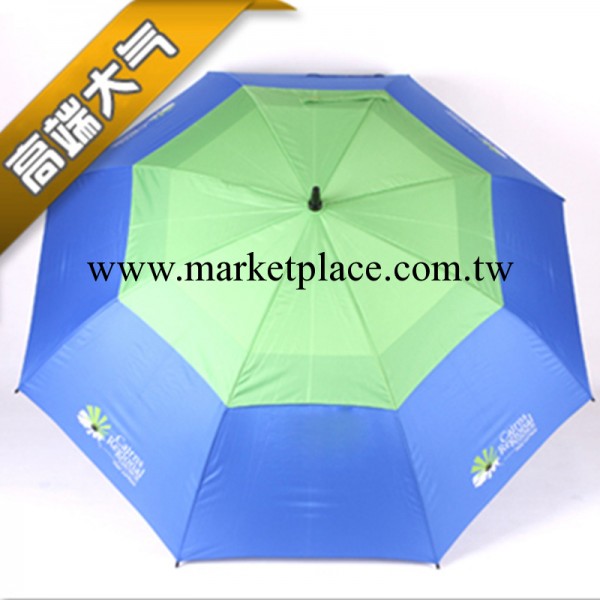 創意高檔雙層高爾夫雨傘 30寸超大直桿自動廣告傘定製定做工廠,批發,進口,代購