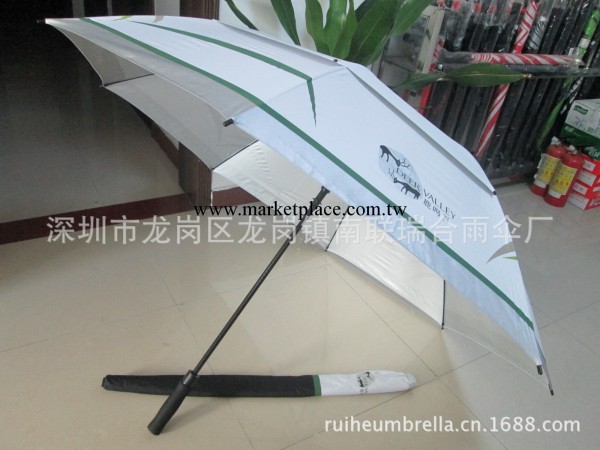 日本原單外貿直桿戶外雙層防透風高爾夫雨傘 定製廣告促銷太陽傘工廠,批發,進口,代購