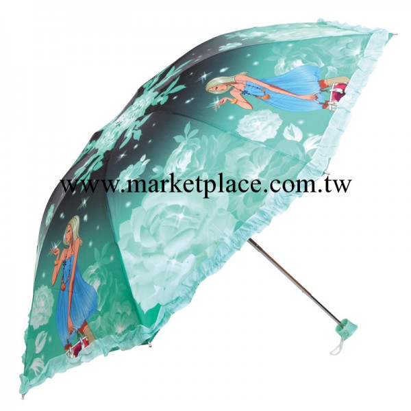躍高熱銷韓國雨傘 晴雨兩用 韓國三折公主傘 創意雨特價雨傘批發工廠,批發,進口,代購