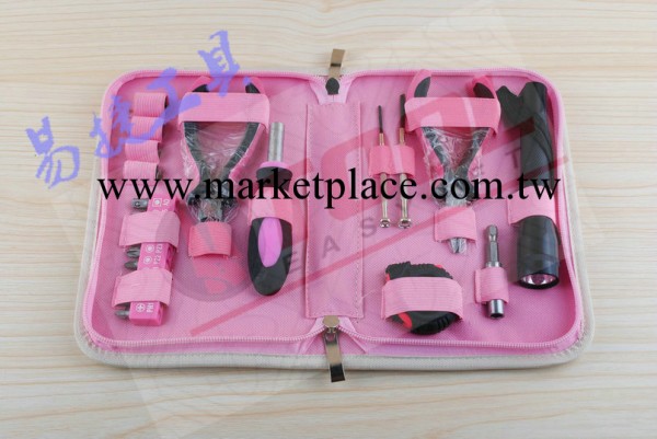 帆佈包23件套粉色女士工具組套  組合工具 傢用組套工具批發・進口・工廠・代買・代購