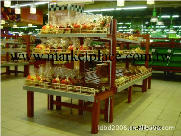 專業生產定制麵包架，生鮮貨架，蔬菜架，促銷堆頭，蔬果架工廠,批發,進口,代購