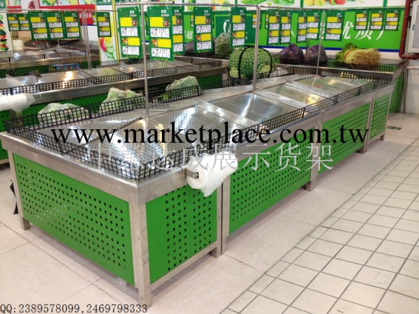 供應 景德鎮永輝超市304不銹鋼水果貨架 廠傢訂做批發・進口・工廠・代買・代購