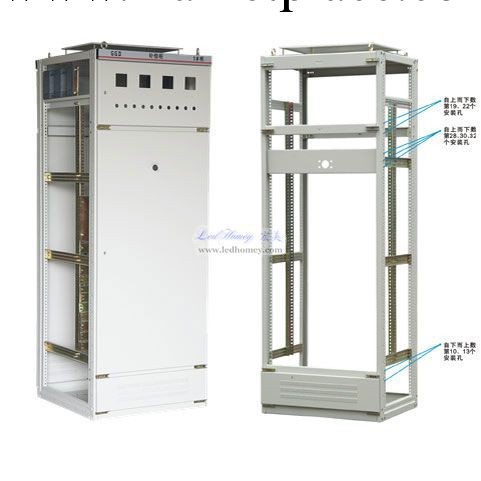 交流低壓開關櫃 配電櫃 GGD動力櫃體 無功功率補償櫃2200*600*600工廠,批發,進口,代購