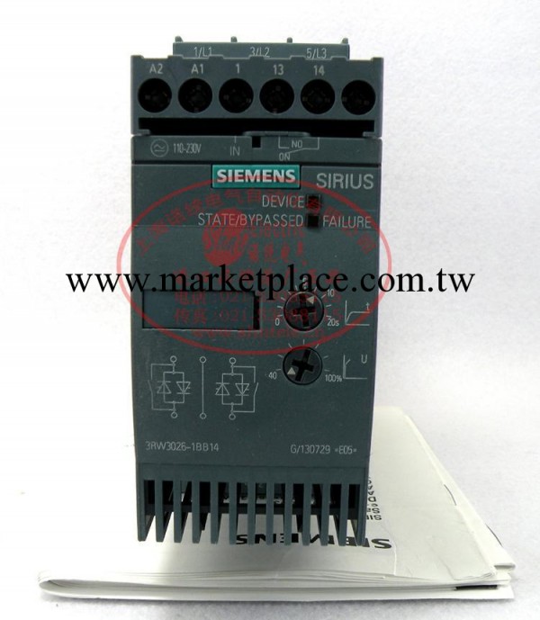 原裝德國西門子 SIEMENS 軟起動器 3RW3026-1BB14工廠,批發,進口,代購