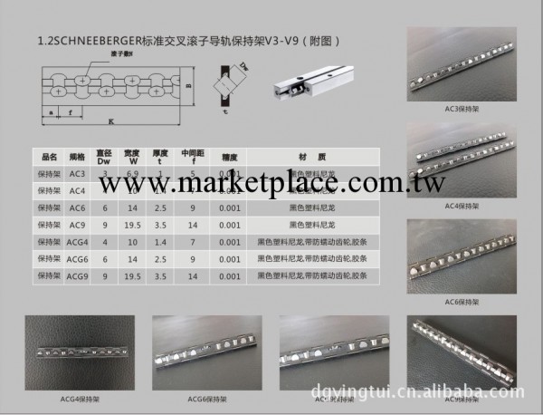 SHNEEBERGER施耐博格ACG9塑料尼龍防蠕動保持架廠專業定制非標工廠,批發,進口,代購