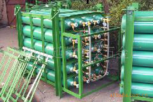 臥式氫氣集裝格氧氣集裝格行等氣體集裝格匯流排工廠,批發,進口,代購