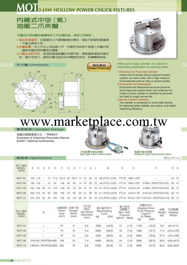 臺灣千島卡盤MOT-06,MOT-08,MOT-10工廠,批發,進口,代購