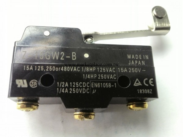 原包裝歐姆龍微動開關Z-15GQ22-B代理價Z-15GW2-B耐高溫限位開關工廠,批發,進口,代購