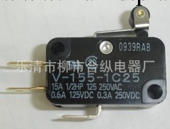 低價供應：歐姆龍 微動開關V-155-1C25工廠,批發,進口,代購