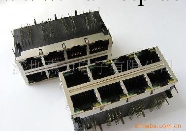 網絡變壓器RJ45插座 2X4工廠,批發,進口,代購