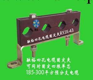 四孔電纜固定夾RYJX-43預分支電纜夾具，電纜夾具定制工廠,批發,進口,代購