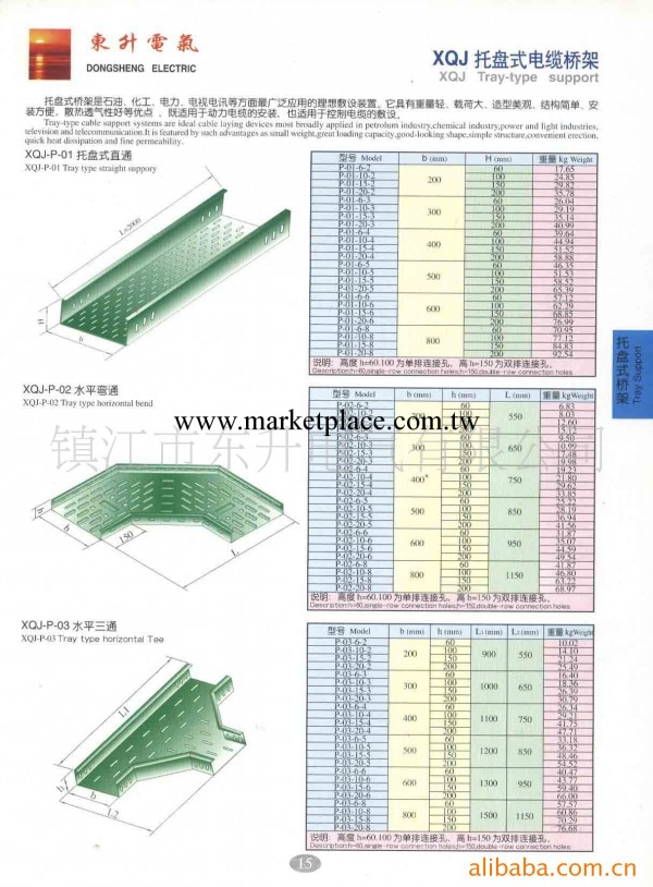 廠傢直銷供應XQJ托盤式電纜橋架認證齊全工廠,批發,進口,代購