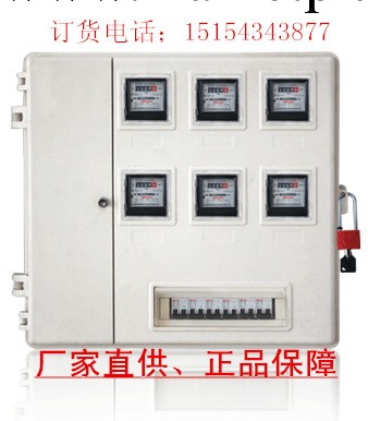 左右開門六戶式玻璃鋼電表箱/國傢電網專用表箱、透明電表箱批發・進口・工廠・代買・代購