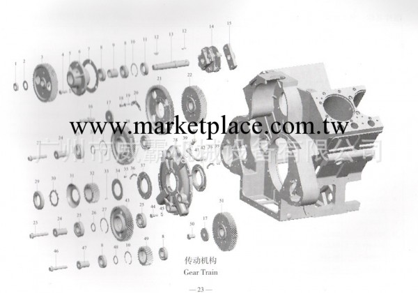 供應WD系列12V柴油機零件 傳動機構 Gear Train工廠,批發,進口,代購