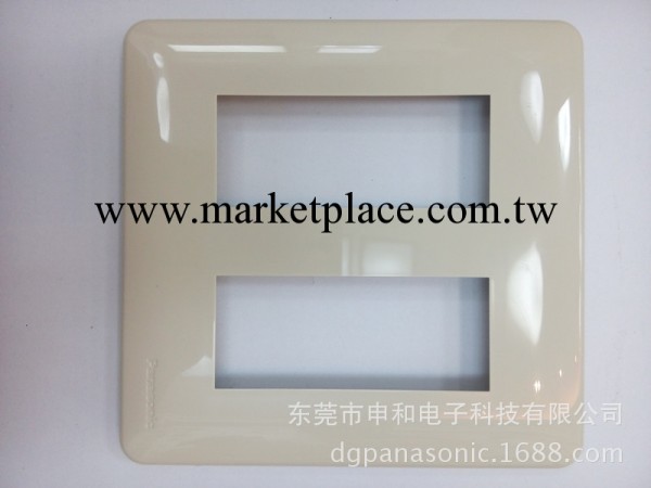 松PANASONIC/NATIONAL WNF6206塑料材質雙聯長方形孔徑麵板工廠,批發,進口,代購