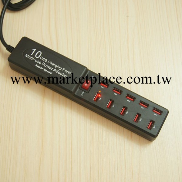 批發 新品USB插座220V轉5V 十口USB插板 多用USB插口220V轉5V1A工廠,批發,進口,代購
