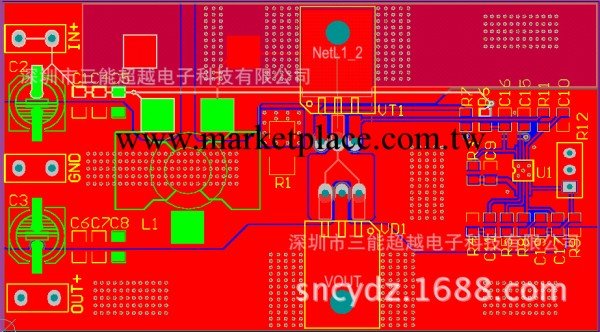 TPS40210 100W 升壓 可調輸出4V~60V工廠,批發,進口,代購