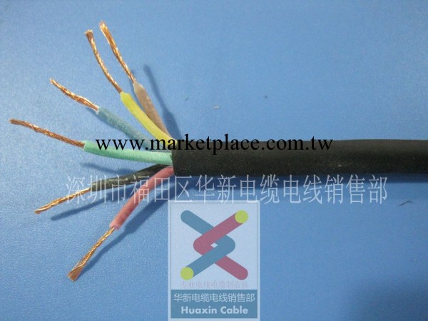 供應柔軟機械設備VDE 6X0.5mm2 橡膠電纜批發・進口・工廠・代買・代購