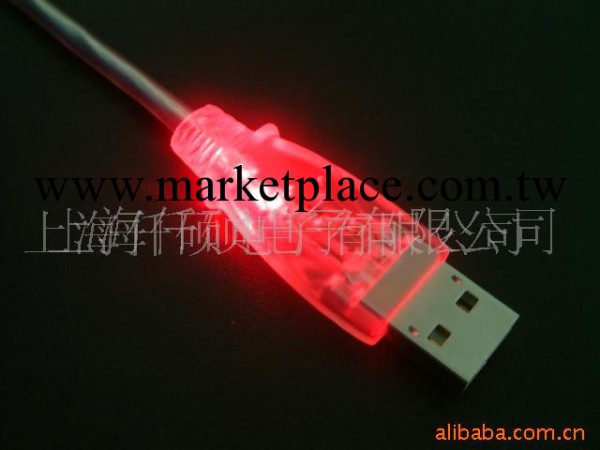 供應USB AM發光線紅光(圖)工廠,批發,進口,代購