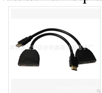 HDMI 一分二線一拖二連接線HDMI一轉二轉換線　HDMI一分二轉換線工廠,批發,進口,代購