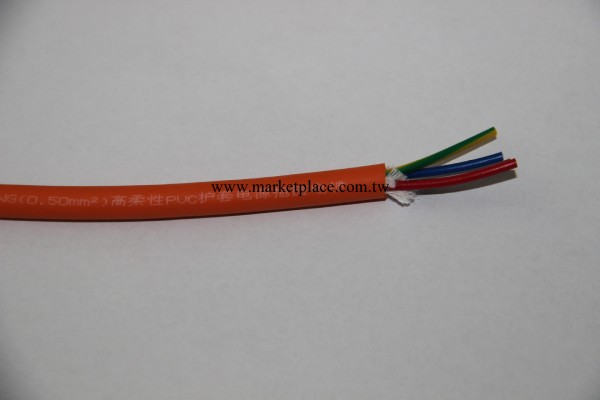 4X1.5mm2 高柔性PVC護套伺服電源拖鏈電纜,伺服電機電源電纜批發・進口・工廠・代買・代購