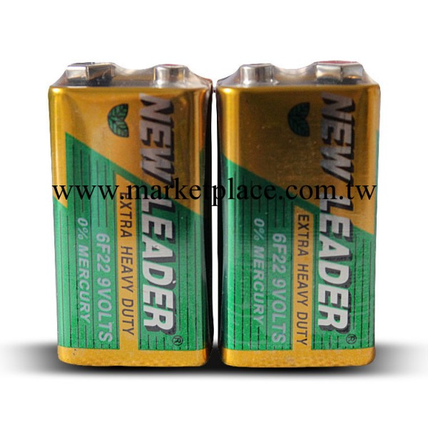 新利達NEW LEADER 6F22碳性方形9V環保電池批發・進口・工廠・代買・代購