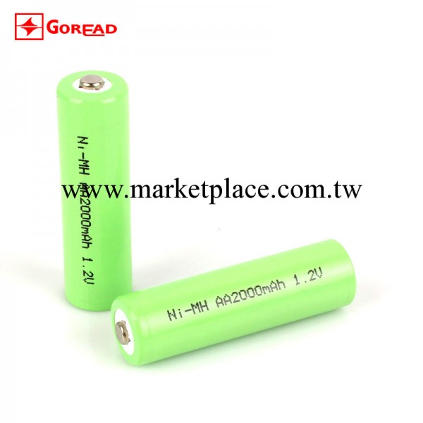 5號鎳氫充電池(容量:2000MAH) AA鎳氫充電池 手電筒電池 27g批發・進口・工廠・代買・代購