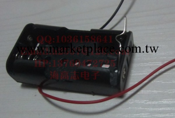 電池盒 14500 AA 5號2節 3V 帶線無蓋 帶撥片工廠,批發,進口,代購